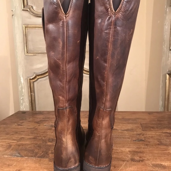 FRYE PAIGE Over The Knee Equestrian Campus Women's Boots Slip On Size 6 B Brown - Picture 4 of 8